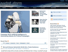 Tablet Screenshot of packetstormsecurity.com